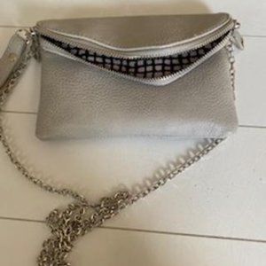 Urban Expressions  vegan leather small shoulder foldover crossbody or clutch